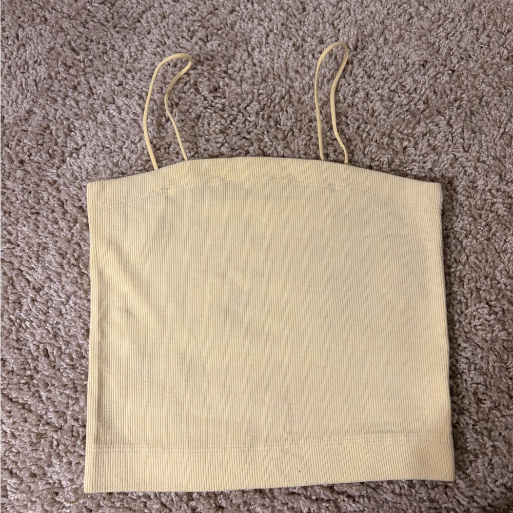 American Eagle Outfitters Light Yellow Camisole
